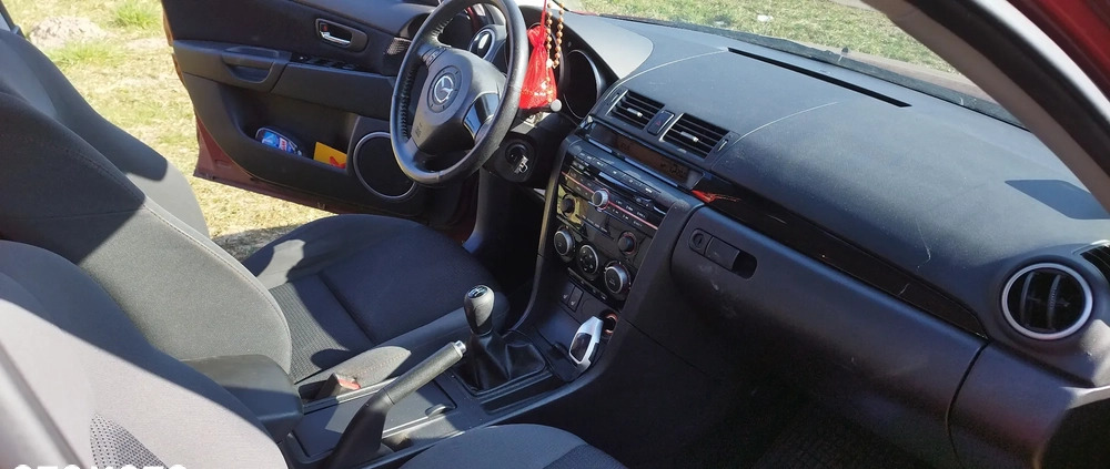 Mazda 3 cena 10300 przebieg: 195558, rok produkcji 2008 z Wągrowiec małe 79